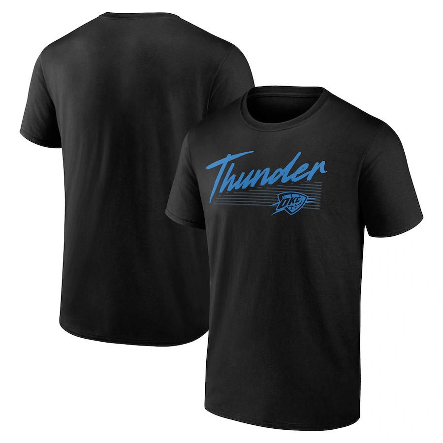 Men Oklahoma City Thunder  short T Shirt 2025 style 18->nba t-shirts->Sports Accessory